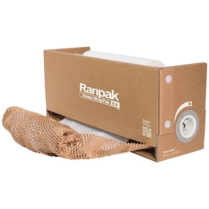 Geami 2 Layer Wrappak Die Cut Brown Kraft Paper with Dispenser 93557