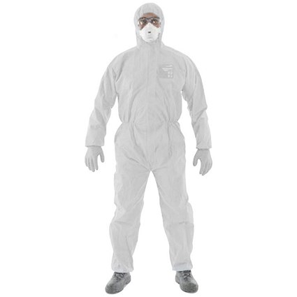 Microgard 1500 Plus Coverall, White, XL