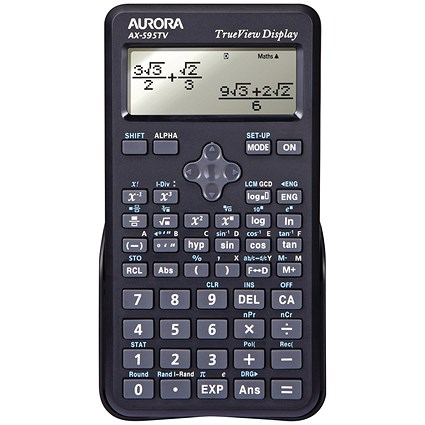 Aurora AX-595TV Scientific Calculator Black AX595TV