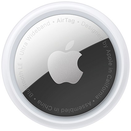 Apple AirTag, Silver/White Apple AirTag, Silver/White
