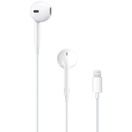Apple EarPods Wired In-Ear Headset Calls/Music Lightning Connector White MWTY3ZM/A