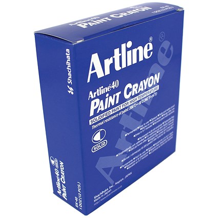 Artline 40 Paint Crayon Permanent Marker Yellow (Pack of 12)
