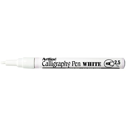 Artline EK993 Calligraphy Marker White (Pack of 12)