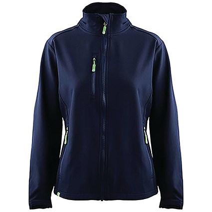 Arco Responsible Women's Navy Softshell Jacket 10