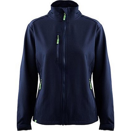Arco Responsible Women's Navy Softshell Jacket 18