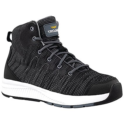 Trojan Nyx Women's Black/Grey S1P Safety Hiker Boots, Black, 5