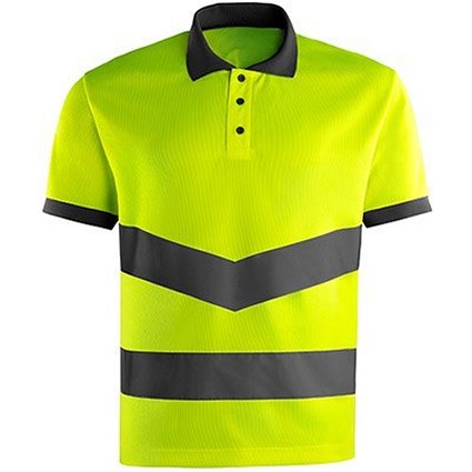 Arco Hi-Vis Polo Shirt, Yellow, Large