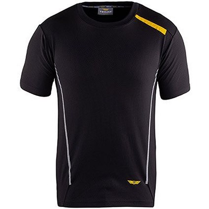 Trojan Men's T-Shirt, Black, 3XL