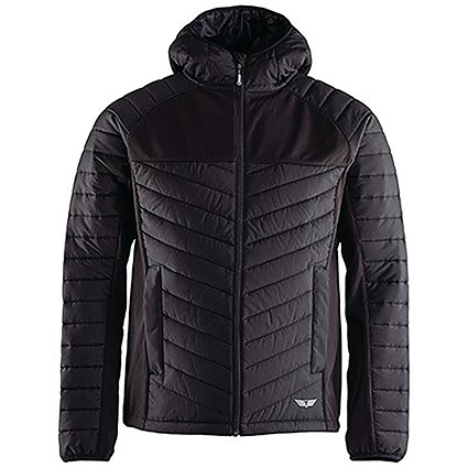 Trojan Hybrid Men's Jacket, Black, Small
