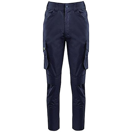 Arco Responsible Women's Cargo Trousers with Kneepad Pockets, Navy, 10R