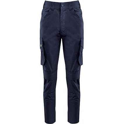 Arco Responsible Women's Cargo Trousers with Kneepad Pockets, Navy, 14R