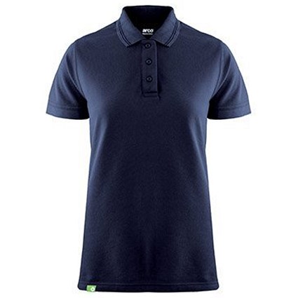 Arco Responsible Women's Navy Polo Shirt 18