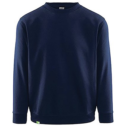 Arco Responsible Unisex Navy Crew-Neck Sweatshirt 3XL