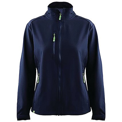 Arco Responsible Women's Navy Softshell Jacket 12