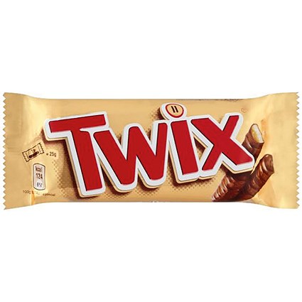 Twix Chocolate Bar, Pack of 32