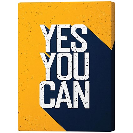 Yes You Can Canvas Print, 508x812mm