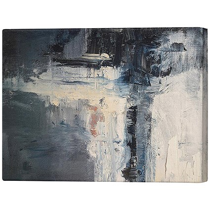 The Line of Black Canvas Print, 508x812mm