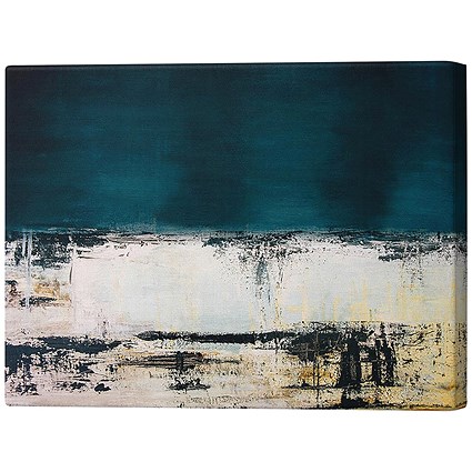Two Town Distressed Canvas Print, 508x812mm
