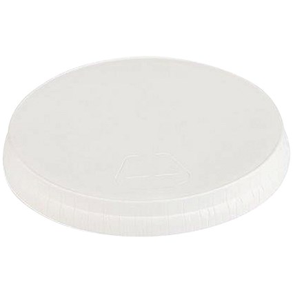 Planet Paper Cup Lids, 227ml, White, Pack of 50