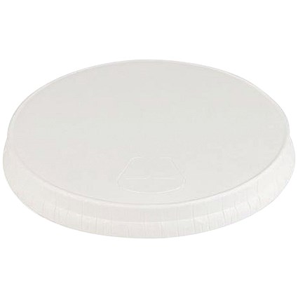 Planet Paper Cup Lids, 341ml, White, Pack of 50