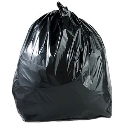 Everyday Light Duty Refuse Sack, 90 Litre, Black, Pack of 200 Everyday Light Duty Refuse Sack, 90 Litre, Black, Pack of 200