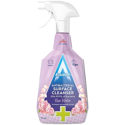 Astonish Antibacterial Cleaner Spray, 750ml, Pack of 12