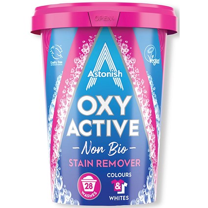 Astonish Oxy Active Non Bio Stain Remover 625g Pack of 12