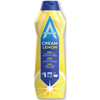 Astonish Cream Cleaner Lemon 500ml (Pack of 12)