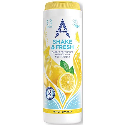 Astonish Shake and Fresh Lemon Sparkle 350g (Pack of 12)