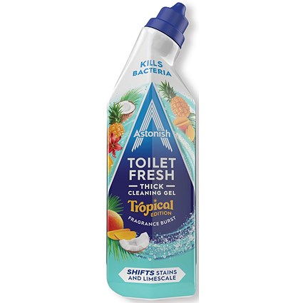 Astonish Toilet Fresh Cleaning Gel Tropical 750ml (Pack of 12)