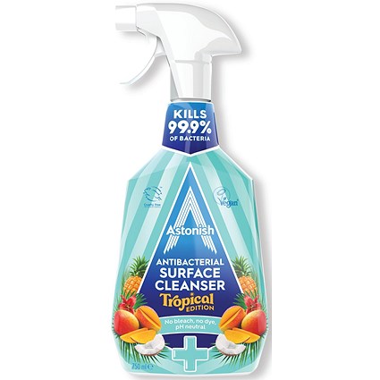 Astonish Anti Bacterial Surface Cleaner Tropical Breeze 750ml (Pack of 12)