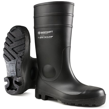 Dunlop Aston Safety Wellington Boots, Black, 5 Dunlop Aston Safety Wellington Boots, Black, 5