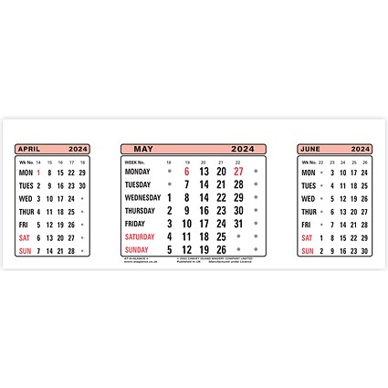 At-A-Glance 2024 Calendar Refill