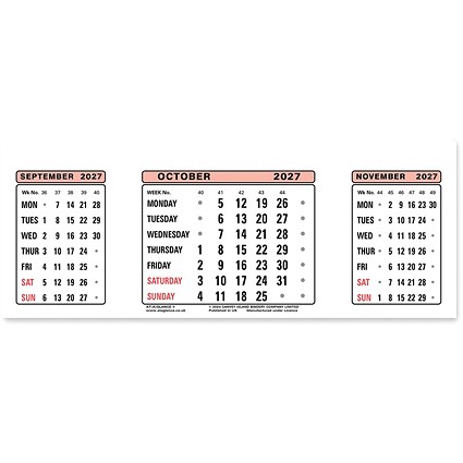 At-A-Glance Calendar Refill 2027