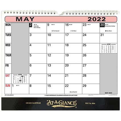 At-A-Glance Wall Calendar 2022