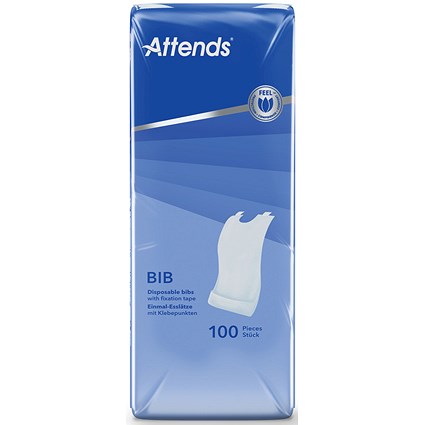 Attends Disposable Bibs x9 Pack of 100