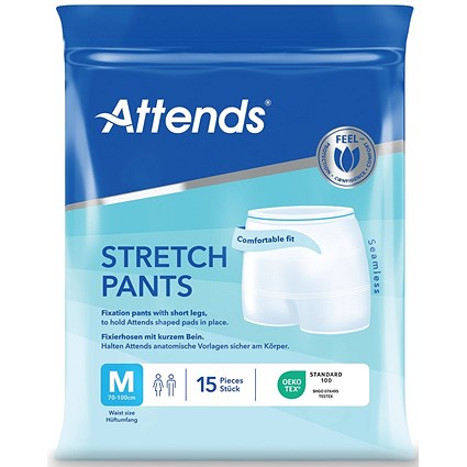 Attends Stretch Boxer Pants M x12 Pack of 15