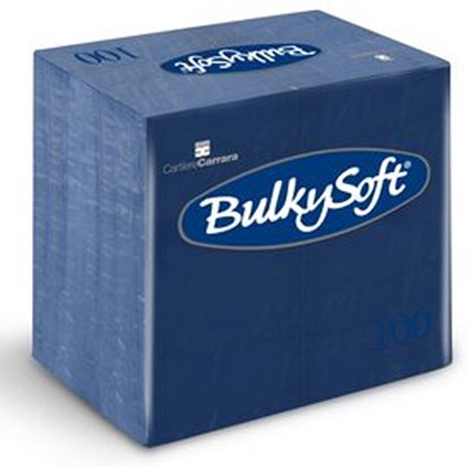 2-Ply Napkins, 330mmx330mm, Blue, Pack of 100