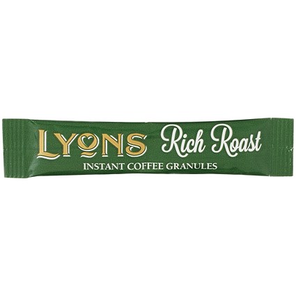 Lyons Rich Roast Coffee Sticks (Pack of 500)