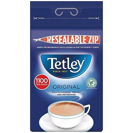 Tetley High Quality One Cup Tea Bags - Pack of 1100