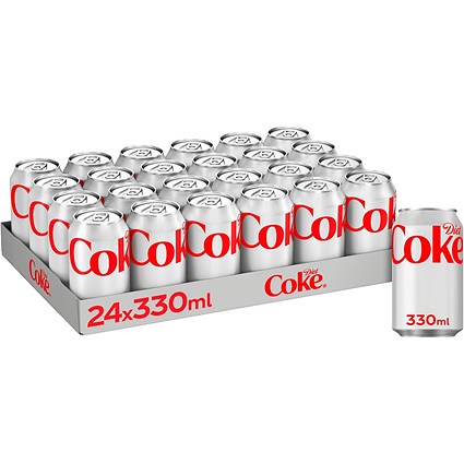 Diet Coke, 24x330ml Cans