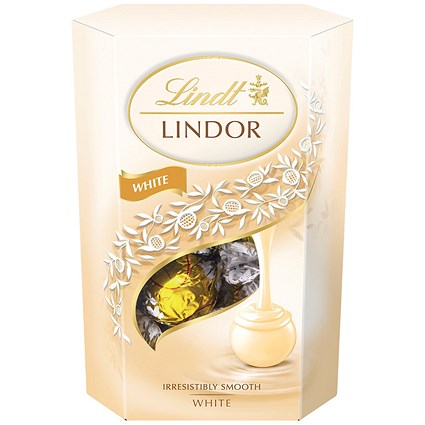 Lindt Lindor Cornet White Chocolate, 200g Lindt Lindor Cornet White Chocolate, 200g