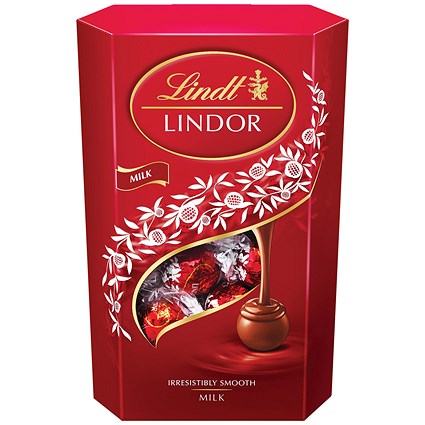 Lindt Lindor Milk Chocolate Truffles Cornet, 337g Lindt Lindor Milk Chocolate Truffles Cornet, 337g