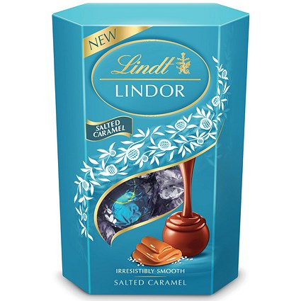 Lindt Lindor Cornet Salted Caramel Chocolate, 200g Lindt Lindor Cornet Salted Caramel Chocolate, 200g