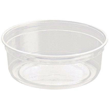 Caterpack Biodegradable rPET DeliGourmet Food Container 8oz (Pack of 50)
