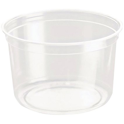 Caterpack Biodegradable rPET DeliGourmet Food Container 16oz (Pack of 50)