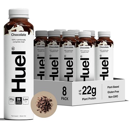 Huel Chocolate Complete Meal Drink, 500ml, Pack of 8