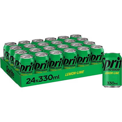 Sprite Zero, 24x330ml Cans