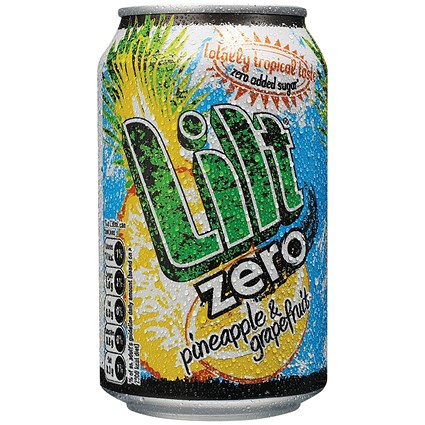 Lilt Zero Soft Drink 330ml (Pack of 24)