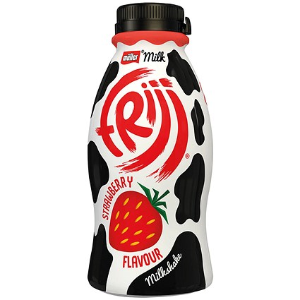 FRijj Strawberry Milkshake 400ml - Pack of 6